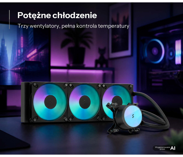 Fractal Design Radius 360 RGB 3x120mm - 1599375 - zdjęcie 2